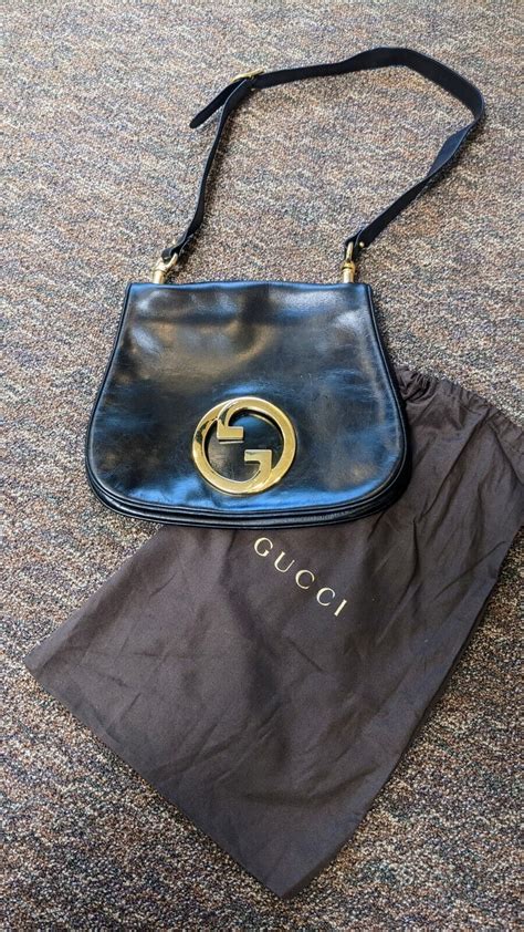 gucci blondie bag black|vintage Gucci blondie bag.